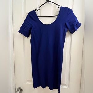 Forever 21 Cap Sleeve Fitted Basic Mini Dress